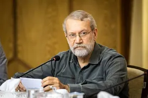 کنایه لاریجانی به کاخ سفید با عکسی از سید حسن نصرالله