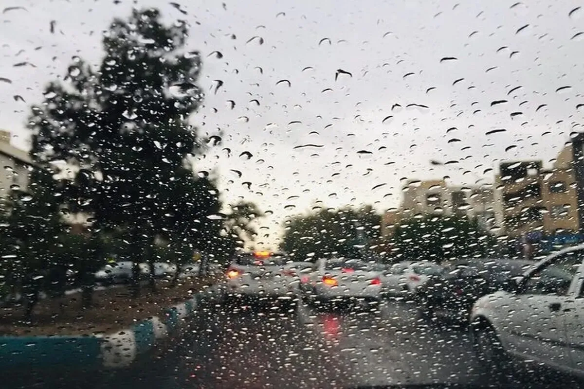 اولین بارش پاییزی باران و تگرگ در دهبکری بم