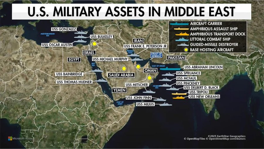 ناوگان دریایی آمریکادر منطقه
