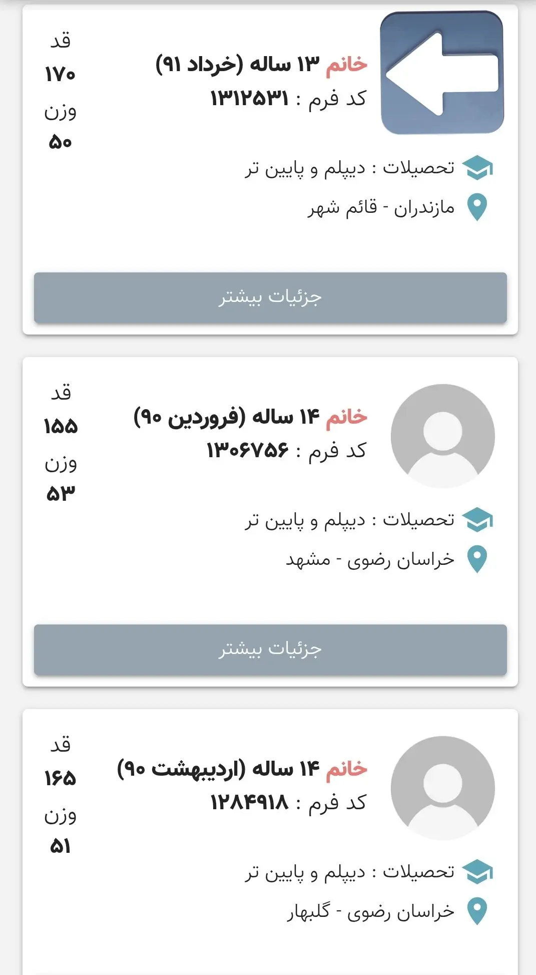 فهرست همسریابی «آدم و حوا»