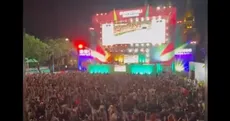 خوشحالی هواداران کره پس از گل دوم تیم‌شان
