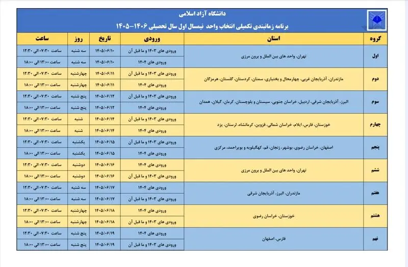 انتخاب واحد