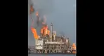 ۶ زخمی براثر انفجار در یک سکوی گاز در ونزوئلا