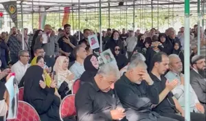 تصاویری از مراسم اولین سالگرد شهدای جنگ ١٢ روزه