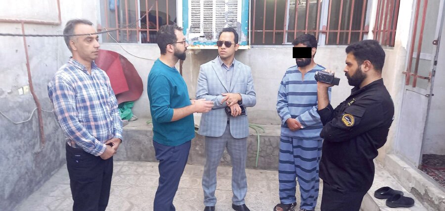 جزئیات جنایت در مشهد؛ متهم به قتل همسر ۱۵ ساله خود در بازسازی صحنه جرم چه گفت؟