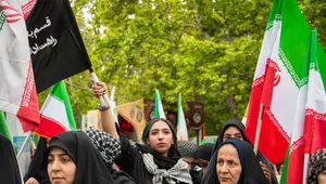 گزارش تصویری تجمع «دختران جان‌فدای ایران» در شیراز