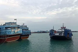 برقراری تردد شناورهای خودروبر در مسیر کیش - چارک پس از سه هفته