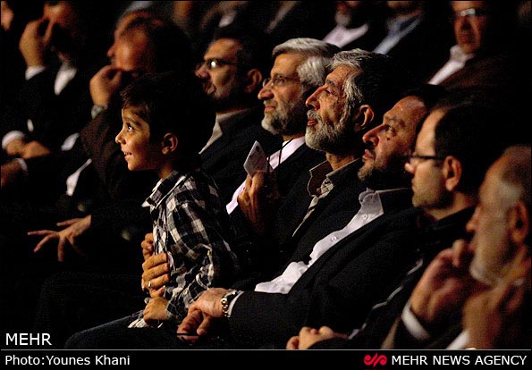 محی الدین حداد عادل نوه پسری حداد عادل  1392