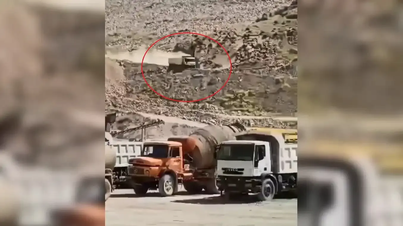 ترمز کمپرسی برید؛ واژگونی شدید در جاده سد نرگسی کازرون