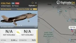 رمز اضطراری خلبان آمریکایی در مرز عراق؛ حادثه برای اف-۳۵
