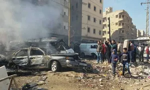 انفجار خودروی بمب‌گذاری‌شده در جاده دمشق-حمص