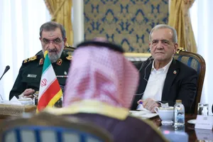 تصاویری از دیدار مقامات ترکیه و پاکستان و عربستان با رئیس‌جمهور