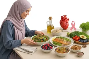 ارتباط الگوهای غذایی با کاهش خطر بیماری قلبی پس از سرطان