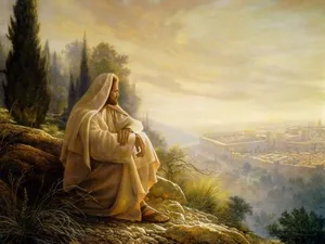 تخریب مجسمه حضرت عیسی (س) توسط سرباز اسرائیلی (عکس)