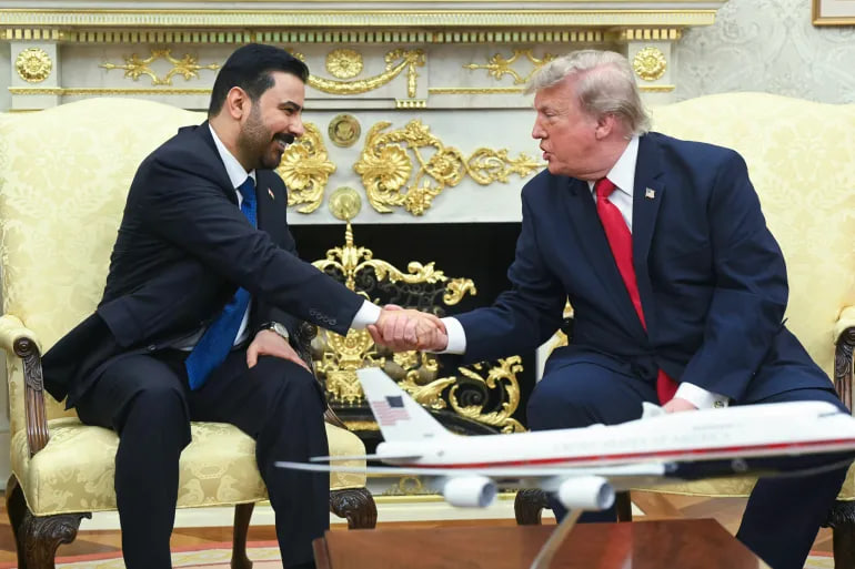 دیدار نخست وزیر عراق با ترامپ دیدار نخست وزیر عراق با ترامپ