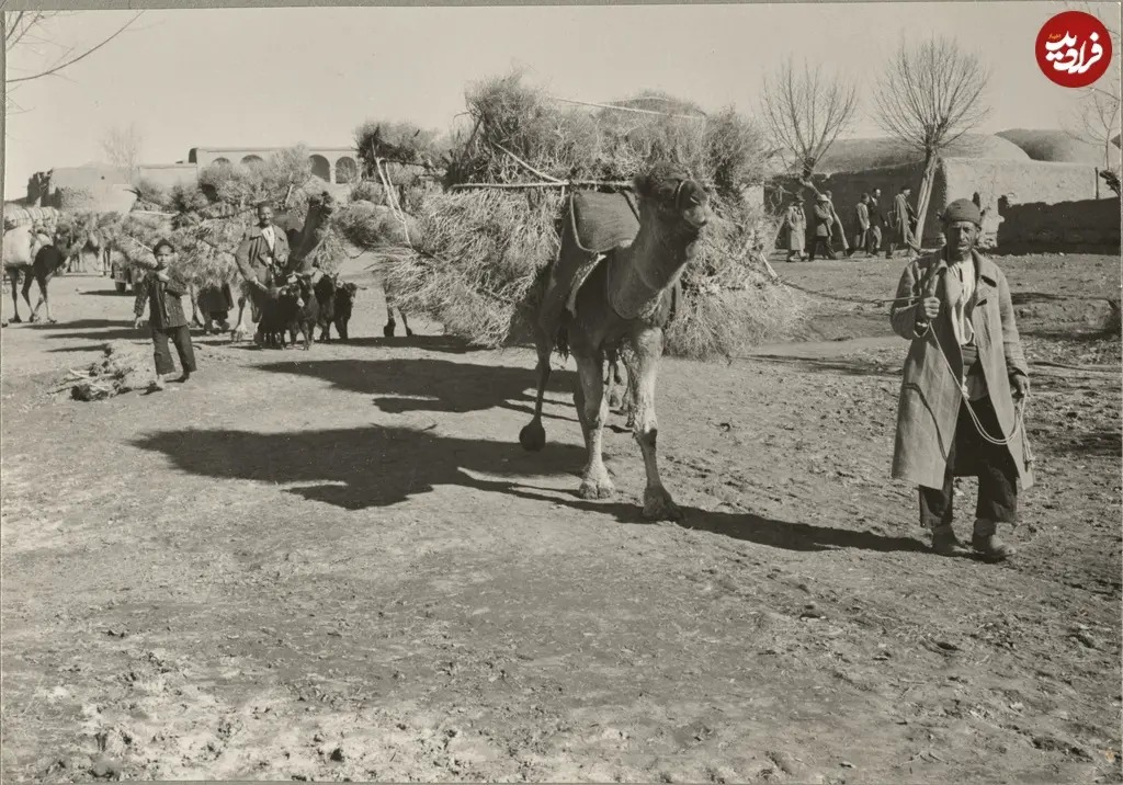 روستای البرز قم در حدود سال 1330 شمسی