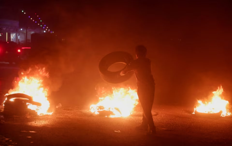 اعتراضات بنزینی در حلب سوریه
