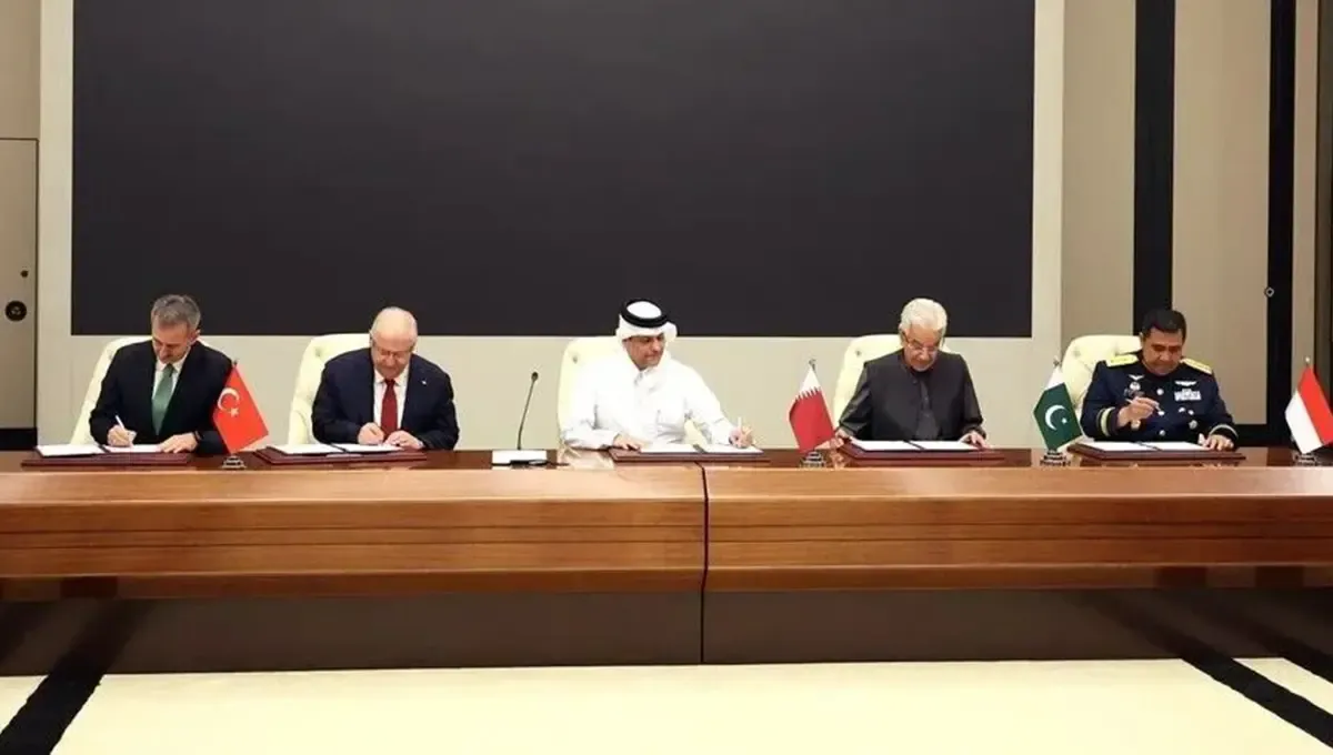 ترکیه، قطر، پاکستان و اندونزی توافق دفاعی چندجانبه امضا کردند