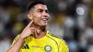 رقص جالب رونالدو پس از گل زنی مقابل الاهلی