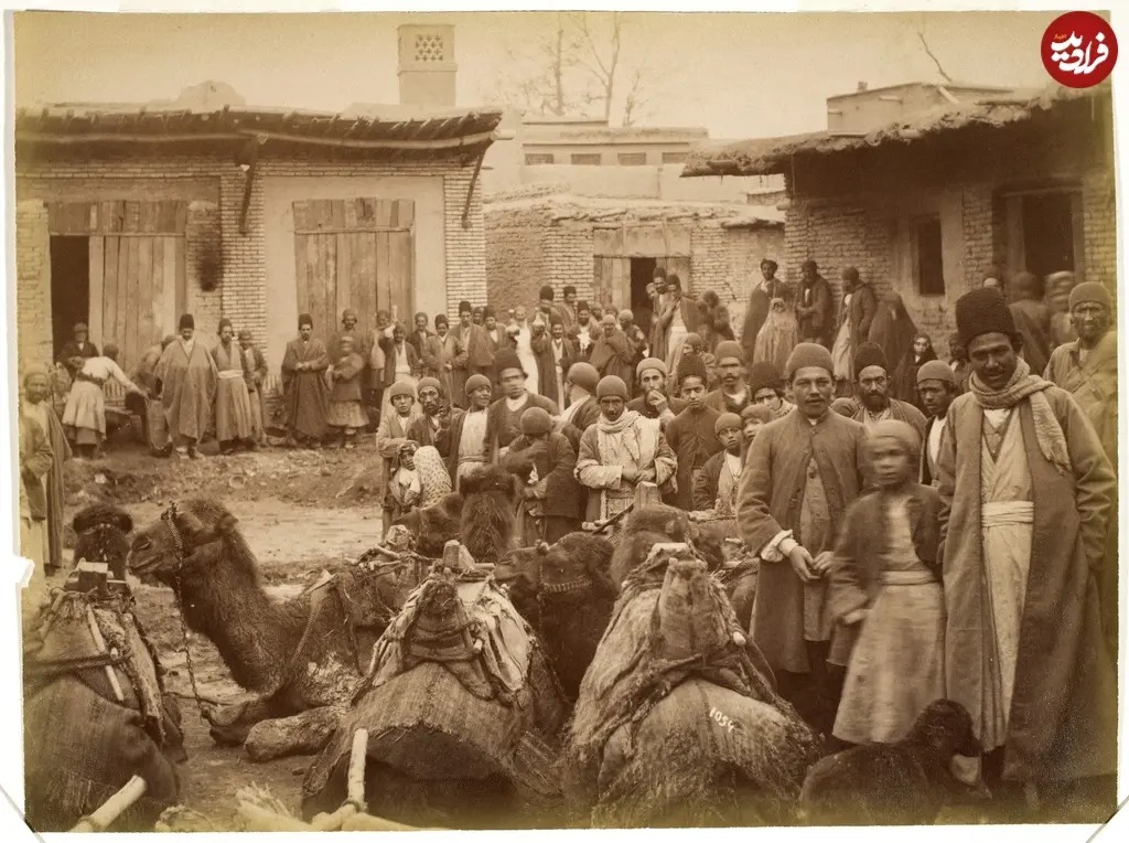 تصویری از محله یهودی‌ها در تهران در دوران قاجار