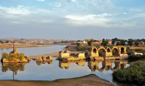 منظرۀ شوشتر و «بند قیصر» در دوران قاجار