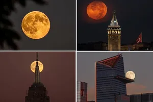 آلبوم تصاویر «ماه کامل شکارچی» در سراسر جهان