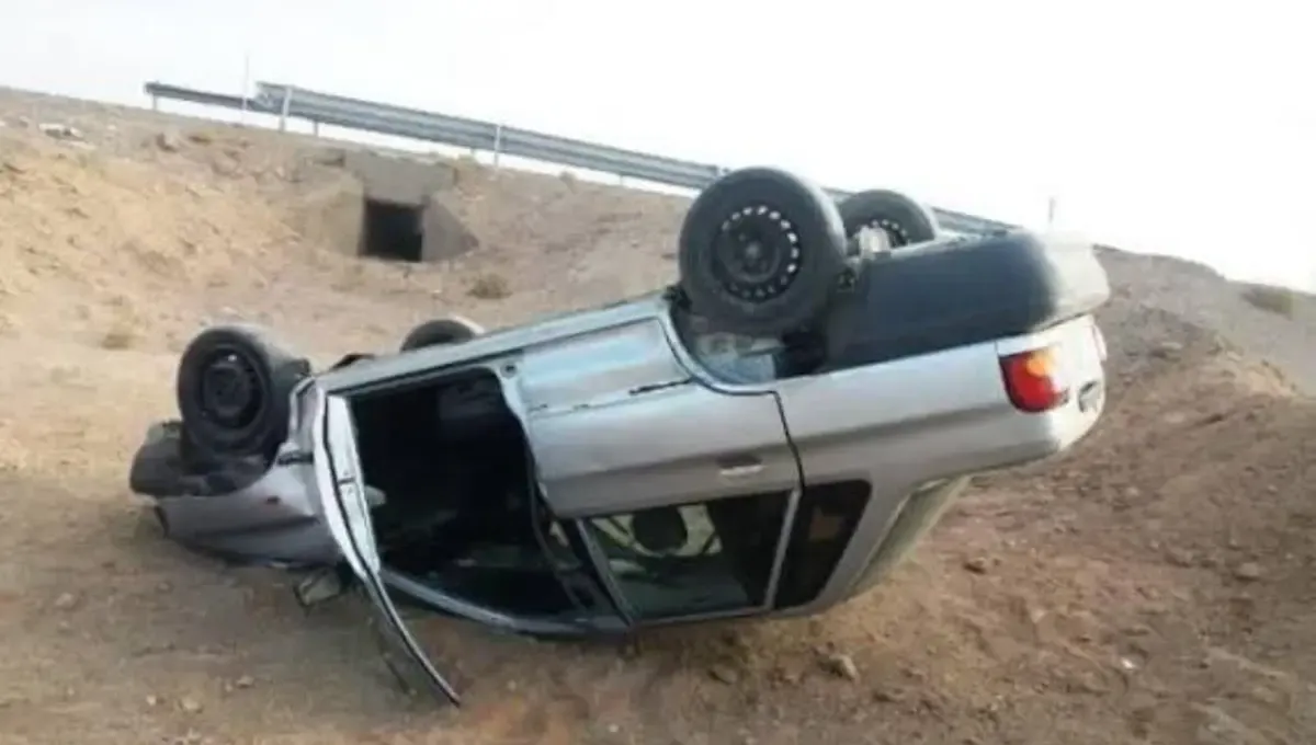 واژگونی پراید در یزد؛ ۲ نفر جان باختند و ۲ نفر مصدوم شدند