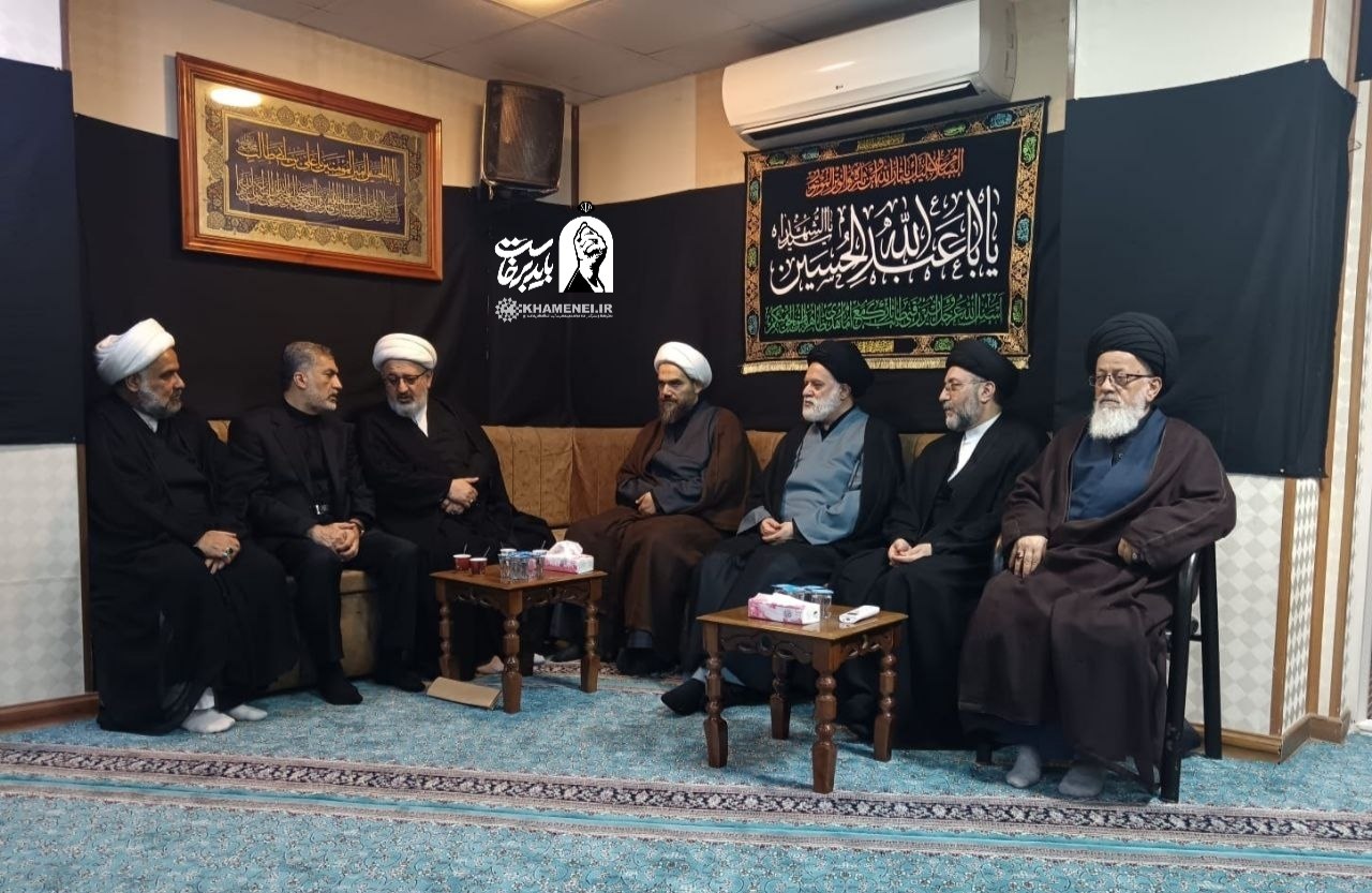 دیدار علما و بزرگان نجف اشرف با فرزند رهبر شهید