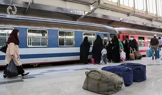 توقف حرکت قطارها از راه آهن مشهد