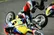 تصادف عجیب در مسابقه موتورسواری آمریکا