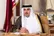 کاروان حامل امیر قطر در خیابان‌های مسکو