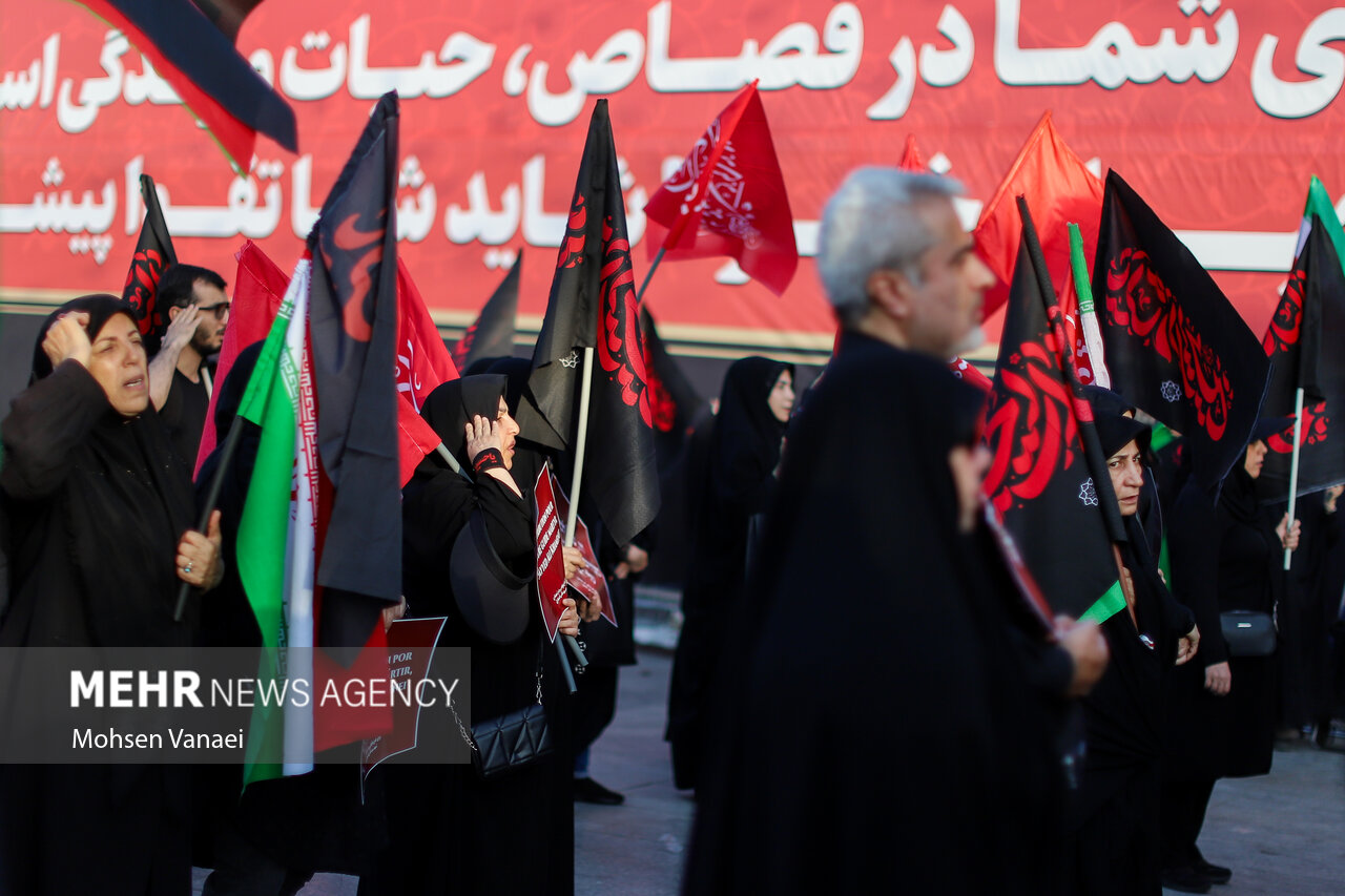 راهپیمایی جاماندگان اربعین در تهران