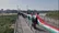 زنجیره انسانی روی پل سفید اهواز