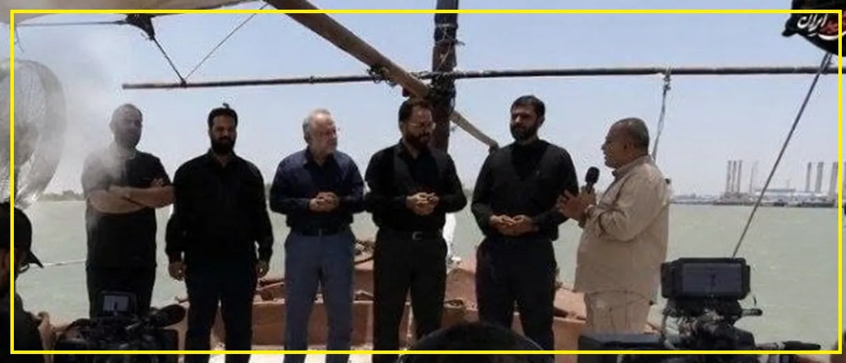 پشت صحنه بازدید حامیان جنگ از جنوب لو رفت
