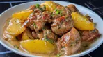 طرز تهیه مرغ و سیب‌زمینی خامه‌ای؛ غذایی خوشمزه با سس غلیظ و لطیف